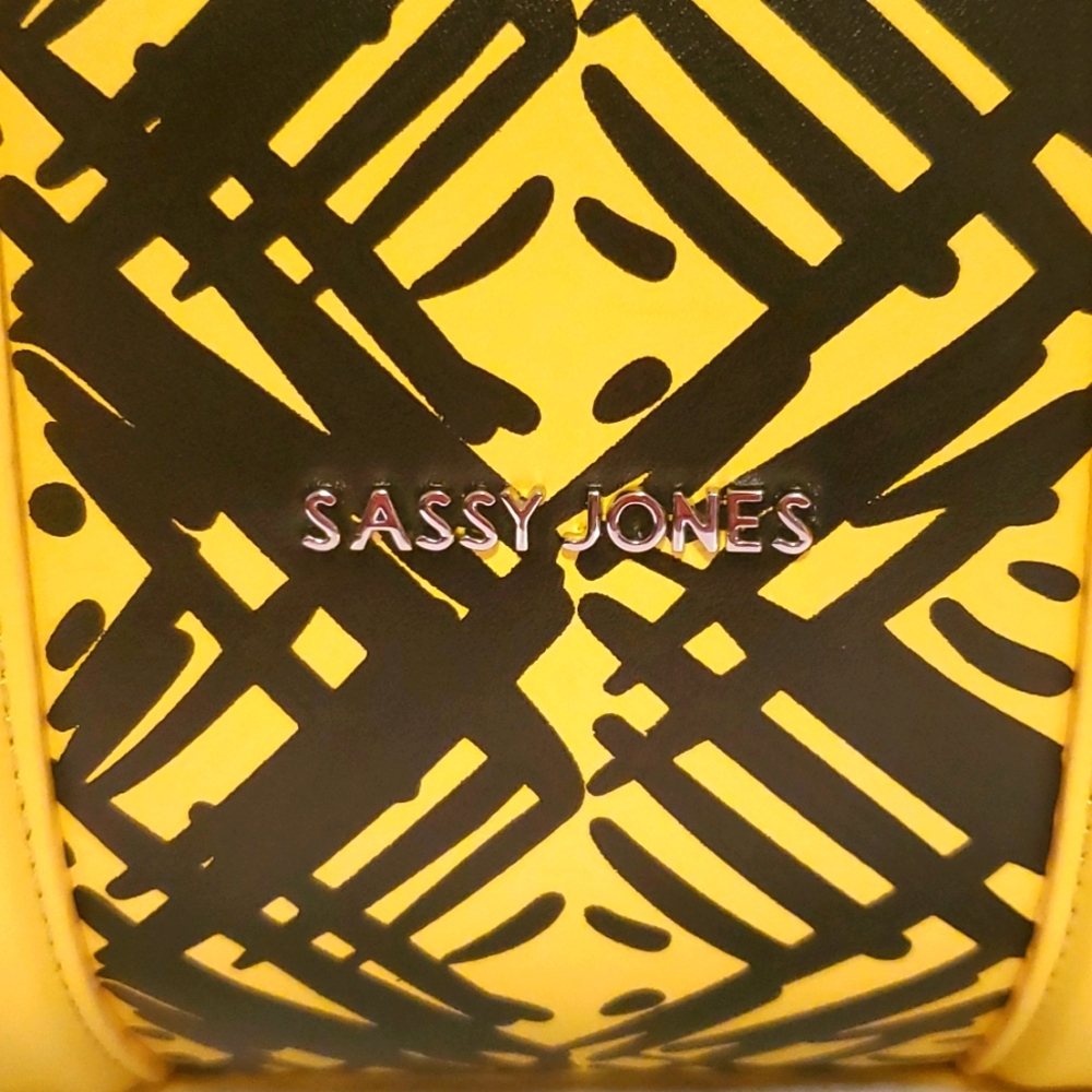 Sassy Jones Gianna Graffiti - Boston Satchel Bag - Picture 2 of 8